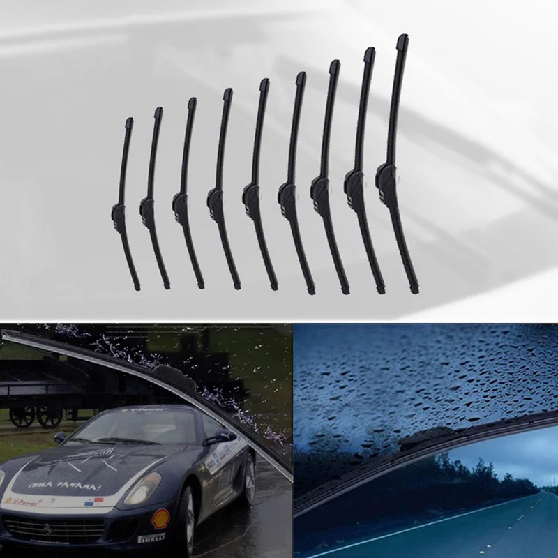 Universal Car U-type Soft Frameless Bracketless Rubber Windshield Screen Wiper Blade 14'' 16'' 17'' 18'' 19'' 20'' 21'' 22''
Universal Car U-type Soft Frameless Bracketless Rubber Windshield Screen Wiper Blade 14'' 16'' 17'' 18'' 19'' 20'' 21'' 22''