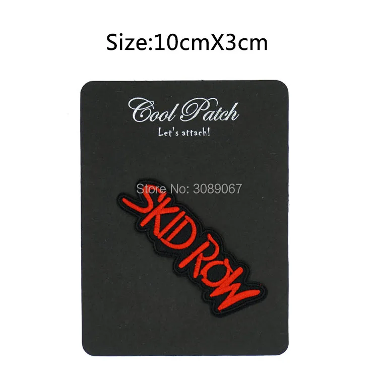 SKIDROW SKID ROW Music Band Iron On/Sew On Patch Tshirt TRANSFER scrapbooking accessories Rock Punk embroidery patches
SKIDROW SKID ROW Music Band Iron On/Sew On Patch Tshirt TRANSFER scrapbooking accessories Rock Punk embroidery patches