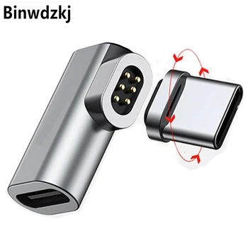86W Magnetic USB C Charge Adapter for MacBook Pro Fast 4.3A Elbow Magnet USB Type C Charge Converter for Samsung S8 S9 Plus
86W Magnetic USB C Charge Adapter for MacBook Pro Fast 4.3A Elbow Magnet USB Type C Charge Converter for Samsung S8 S9 Plus