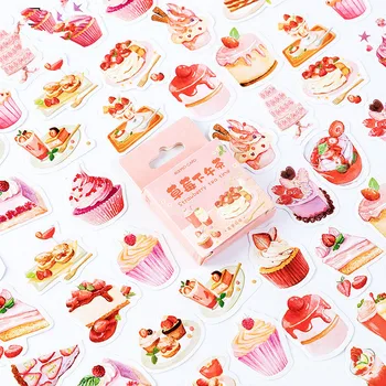 46pcs Box Cute Strawberry Cake Stationery Sticker Photo Diary Scrapbook Paper Decoration Sticker Diy Seal Label Kids Gift
46pcs Box Cute Strawberry Cake Stationery Sticker Photo Diary Scrapbook Paper Decoration Sticker Diy Seal Label Kids Gift