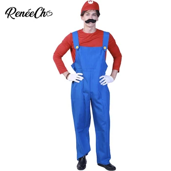 Halloween Costume For Adult Men Mario And Luigi Costume Super Mario Bros Cosplay Game Cosplay T Shirt Overall Hat 3 Pieces Set
Halloween Costume For Adult Men Mario And Luigi Costume Super Mario Bros Cosplay Game Cosplay T Shirt Overall Hat 3 Pieces Set