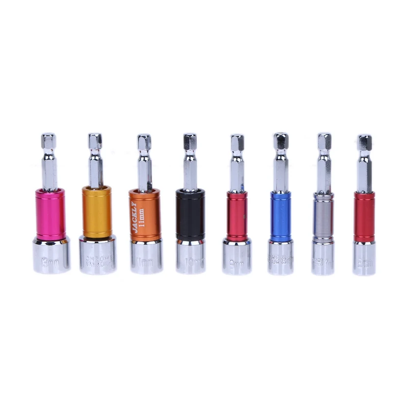 8Pcs Hex Power Drill Bit Driver Socket Tool Set Adapter Wrench Sleeve Extension Bar Electric Screwdriver
8Pcs Hex Power Drill Bit Driver Socket Tool Set Adapter Wrench Sleeve Extension Bar Electric Screwdriver