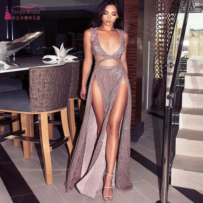 V Neck Pink Sequin Sexy Cut-away Long Prom Dresses 2019 New Evening Prom Gown Fashion Maxi Women Dress DQG716
V Neck Pink Sequin Sexy Cut-away Long Prom Dresses 2019 New Evening Prom Gown Fashion Maxi Women Dress DQG716