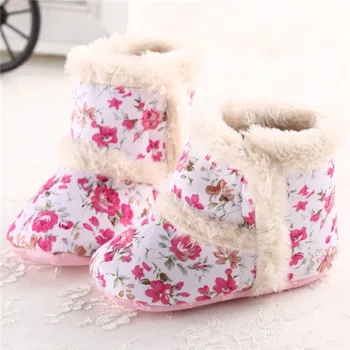 Pretty Winter Snow Floral Girl Baby Boots Baby Prewalker Girl Winter Shoes First Walkers Fleece Booties
Pretty Winter Snow Floral Girl Baby Boots Baby Prewalker Girl Winter Shoes First Walkers Fleece Booties