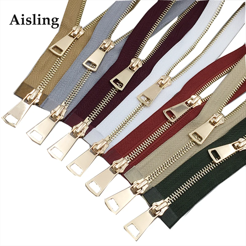 Aisling Metal Zipper With Double Sliders Brass Zipper For Down Jacket Coat Clothing Zipper 80cm 100cm D381
Aisling Metal Zipper With Double Sliders Brass Zipper For Down Jacket Coat Clothing Zipper 80cm 100cm D381