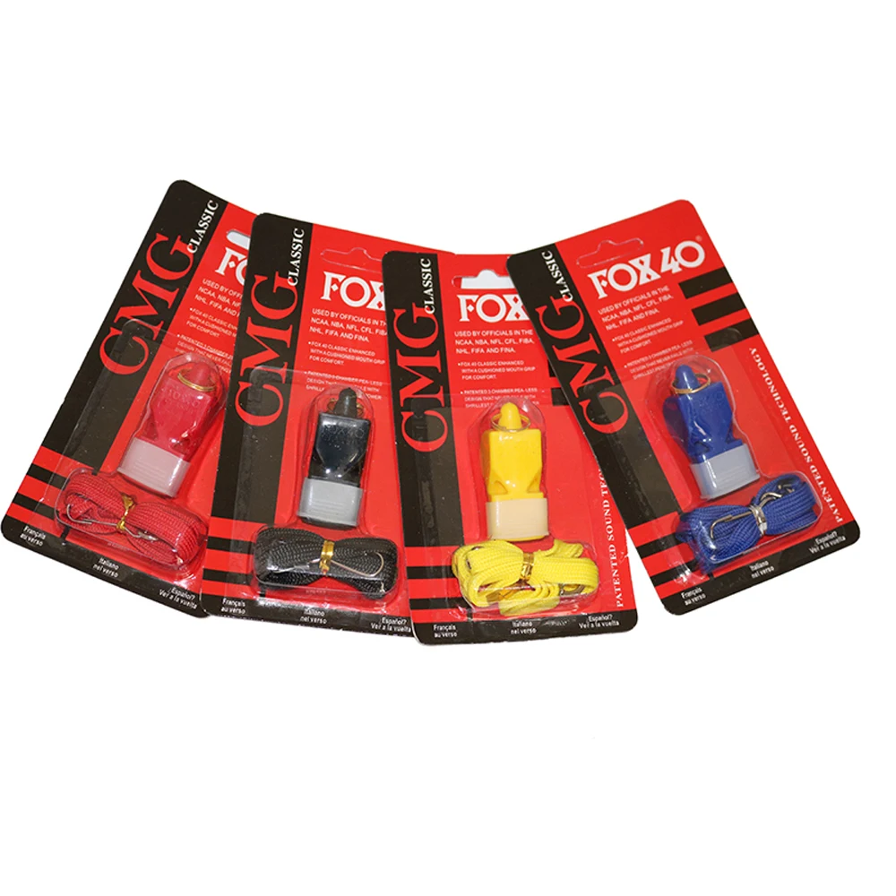 Whistle Plastic FOX 40 Soccer Football Basketball Hockey Baseball Sports Classic Referee Whistle Survival Outdoor
Whistle Plastic FOX 40 Soccer Football Basketball Hockey Baseball Sports Classic Referee Whistle Survival Outdoor