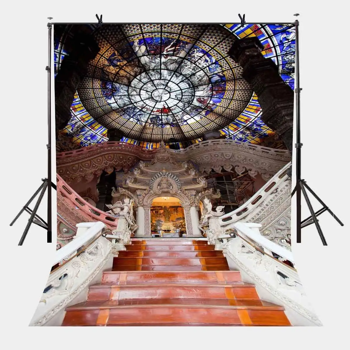 5x7ft Dome Church Backdrop Church Interior Ladder Photography Background and Studio Photography Backdrop Props
5x7ft Dome Church Backdrop Church Interior Ladder Photography Background and Studio Photography Backdrop Props