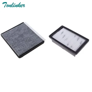 Tonlinker Auto Engine Air Filter +Cabin Air Filter 2 Pcs Set For Hyundai i20 ELANTRA 2017-2018 Verna Kia K2 Car accessories+Box
Tonlinker Auto Engine Air Filter +Cabin Air Filter 2 Pcs Set For Hyundai i20 ELANTRA 2017-2018 Verna Kia K2 Car accessories+Box