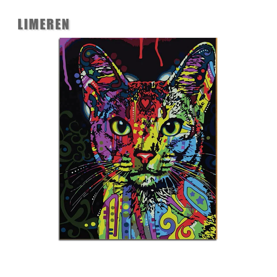 Unframed Picture Painting By Numbers Abstract Animal Cat DIY Oil Painting On Canvas Home Decoration For Living Room Wall Art
Unframed Picture Painting By Numbers Abstract Animal Cat DIY Oil Painting On Canvas Home Decoration For Living Room Wall Art