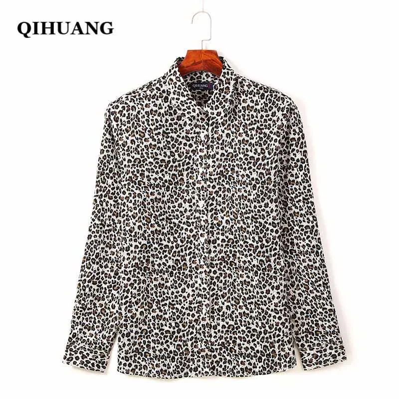 QIHUANG 2019 Fahsion Women Blouses Long Sleeve Cotton Leopard Printed Women Shirt Lady Office Shirt Plus Size Women Tops Blusas
QIHUANG 2019 Fahsion Women Blouses Long Sleeve Cotton Leopard Printed Women Shirt Lady Office Shirt Plus Size Women Tops Blusas