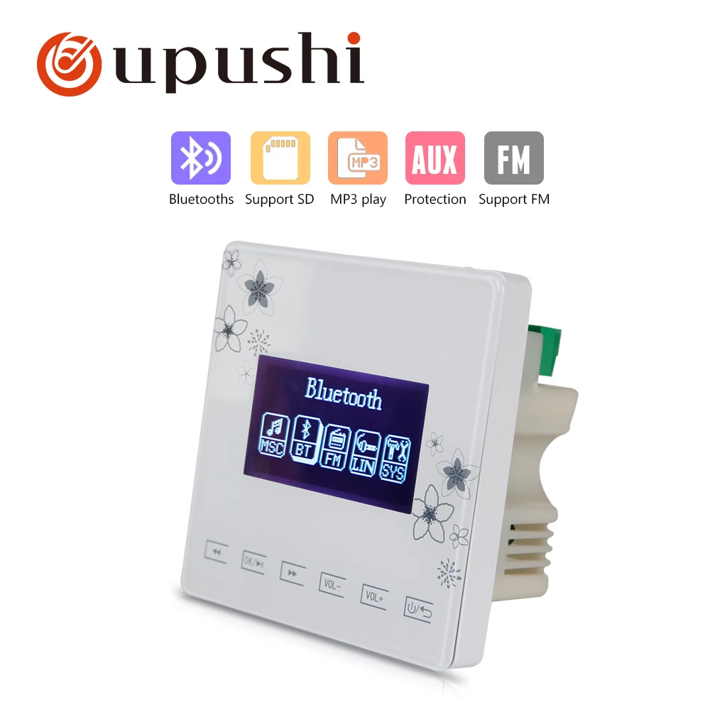 Oupushi A0 Cheap Mini In Wall Amplifier Wall Pad Amplifiers With Bluetooths Remote Control
Oupushi A0 Cheap Mini In Wall Amplifier Wall Pad Amplifiers With Bluetooths Remote Control