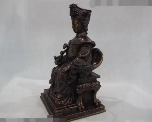 S06281 13 Chinese Bronze Copper Phoenix Queen Mother emperor Empress God Buddha Statue
S06281 13 Chinese Bronze Copper Phoenix Queen Mother emperor Empress God Buddha Statue