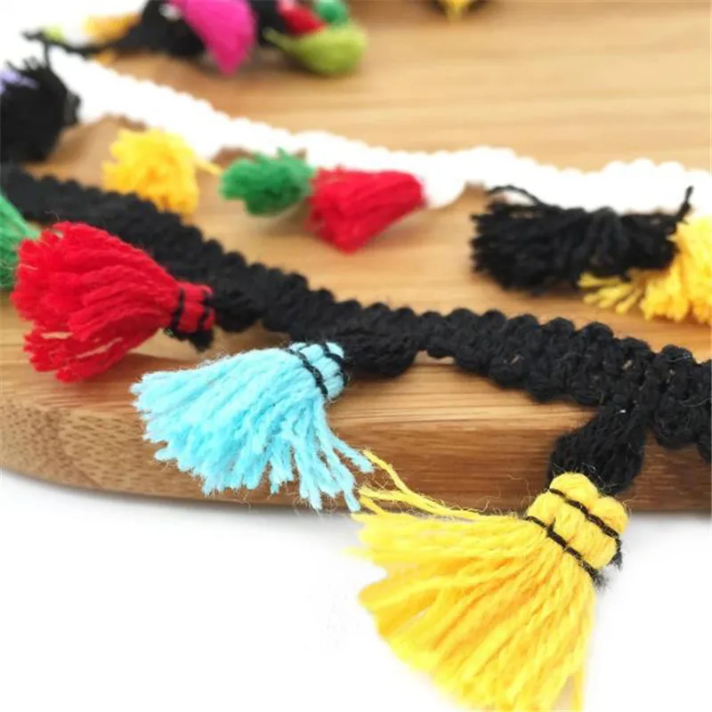 10Yard/Lot Multicolor Tassel Fringe Polyest/Cotton lace Trim Ribbon Sewing Dress Stage Garment Curtain DIY Accessories 4CM Wide.
10Yard/Lot Multicolor Tassel Fringe Polyest/Cotton lace Trim Ribbon Sewing Dress Stage Garment Curtain DIY Accessories 4CM Wide.