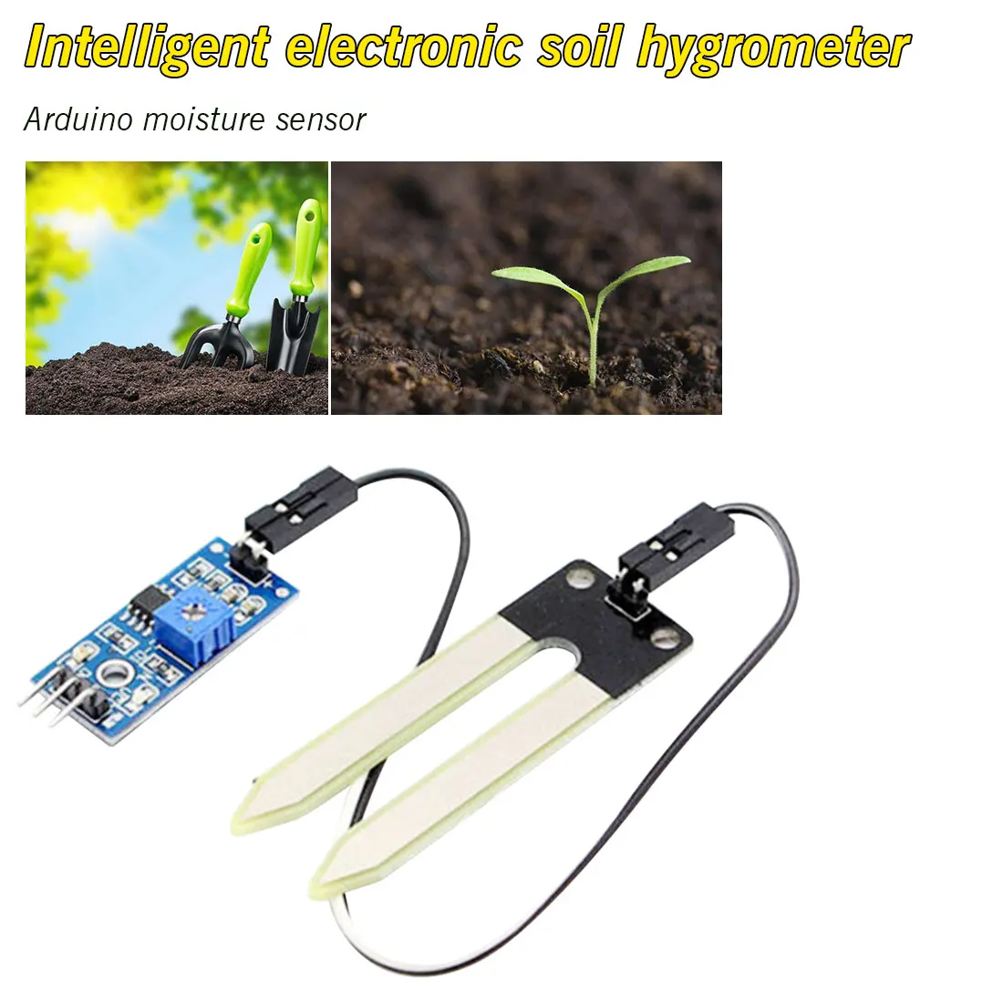 Soil The Hygrometer Detection Module Robot Intelligent Car Soil Moisture Sensor For Arduino
Soil The Hygrometer Detection Module Robot Intelligent Car Soil Moisture Sensor For Arduino