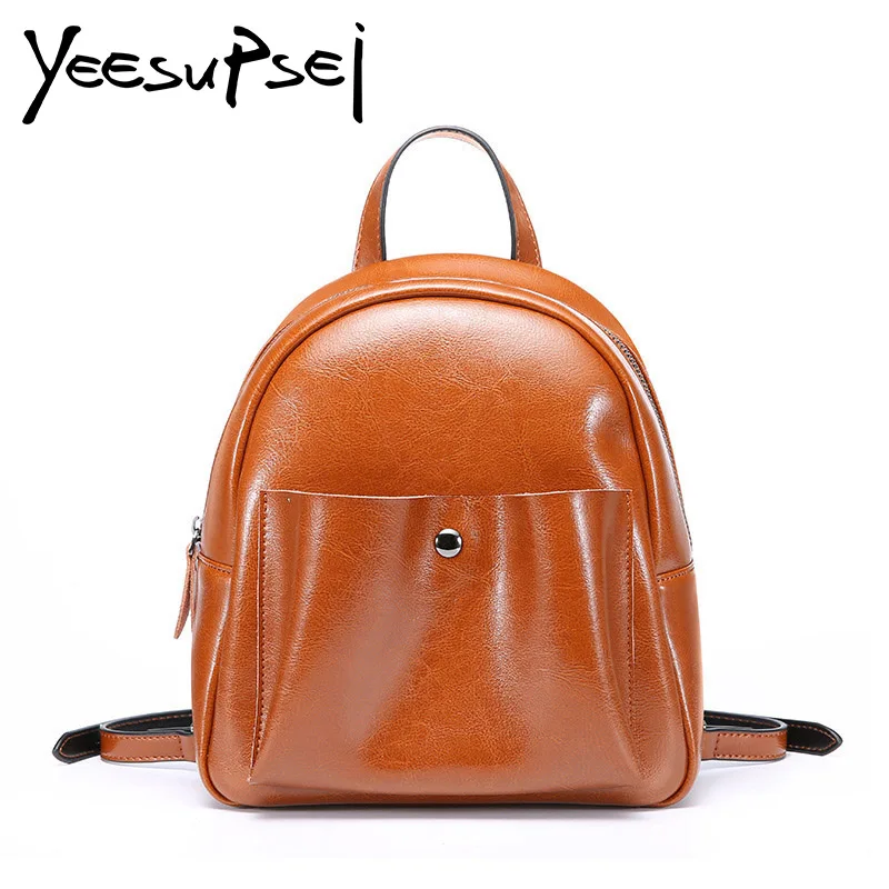 YeeSupSei Sweet Beauty Style Bag Real Leather Women Shell Solid Color Zipper School Bag For Teenager Small Backpack Fashion Bag
YeeSupSei Sweet Beauty Style Bag Real Leather Women Shell Solid Color Zipper School Bag For Teenager Small Backpack Fashion Bag
