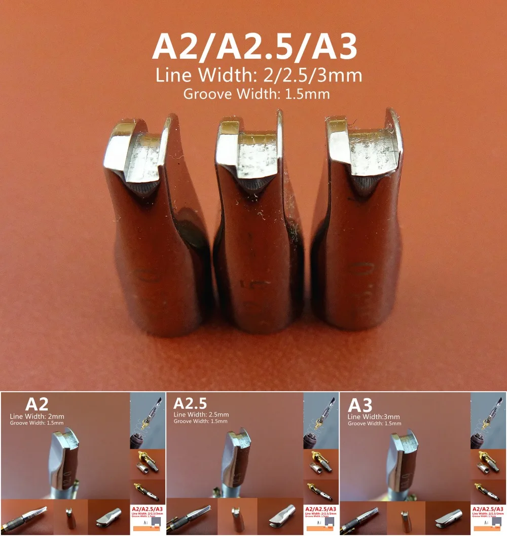 3pcs A2/A2.5/A3 Leather Craft Electric Edging Creasing Machine Press Groove Line Replaceable Mini Head Tip Edger Creaser Tool
3pcs A2/A2.5/A3 Leather Craft Electric Edging Creasing Machine Press Groove Line Replaceable Mini Head Tip Edger Creaser Tool