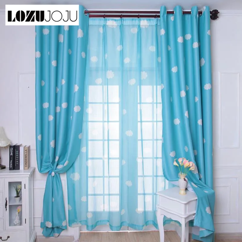 LOZUJOJU New arrival fresh blue sky clouds curtain child real blackout curtains For living room bedroom windows tulle sets
LOZUJOJU New arrival fresh blue sky clouds curtain child real blackout curtains For living room bedroom windows tulle sets