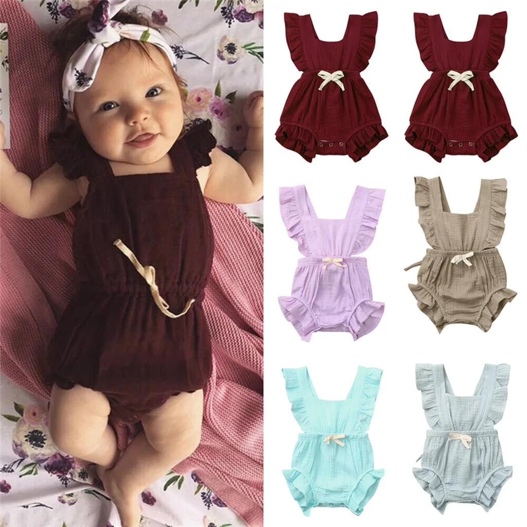 Summer 2019 Fashion Baby Bodysuit O-Neck Sleeveless Kid Clothes Bodysuit Baby Girl Cotton Solid Casual Newborn Body For Girl
Summer 2019 Fashion Baby Bodysuit O-Neck Sleeveless Kid Clothes Bodysuit Baby Girl Cotton Solid Casual Newborn Body For Girl