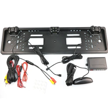 Auto Assistance European License Plate Frame Reversing Radar Parking Sensor with Night Vision Rear View Camera Radar Detector 
Auto Assistance European License Plate Frame Reversing Radar Parking Sensor with Night Vision Rear View Camera Radar Detector