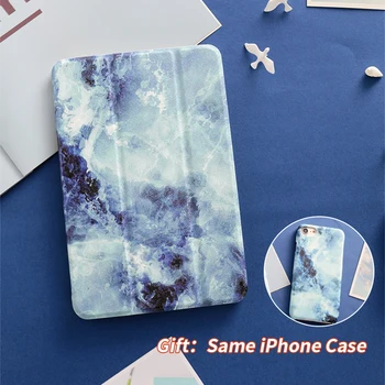 

Blue Marble Magnetic PU Leather Case For iPad Pro 9.7" 10.5 12.9 Air Air2 Mini 1234 Tablet cover for New iPad 9.7 2017 2018