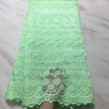 Green African Lace Fabric 2019 Embroidered Nigerian Laces Fabric Bridal High Quality French Tulle Lace Fabric For Women Dress
Green African Lace Fabric 2019 Embroidered Nigerian Laces Fabric Bridal High Quality French Tulle Lace Fabric For Women Dress