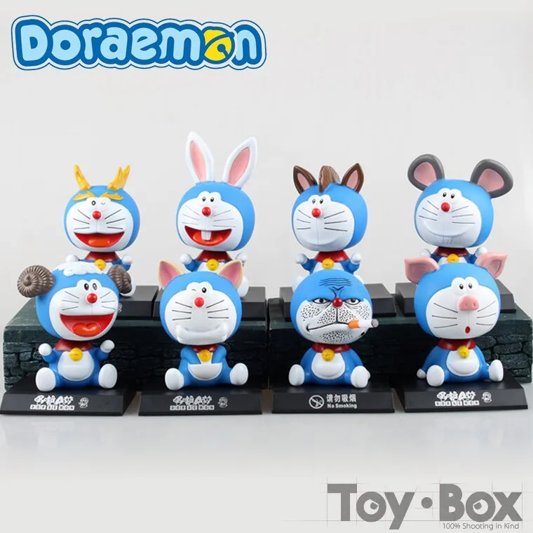 Doraemon Cosplay Animals Bobble Head Car Ornament 8*Style 12cm Toy PVC Figure Model Gift
Doraemon Cosplay Animals Bobble Head Car Ornament 8*Style 12cm Toy PVC Figure Model Gift