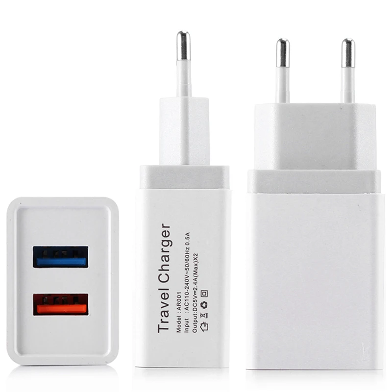 Universal Dual USB 2.4A Car Quick Charger QC 3.0 Fast Charging For Samsung IPhone Sony EU/US Plug Charger
Universal Dual USB 2.4A Car Quick Charger QC 3.0 Fast Charging For Samsung IPhone Sony EU/US Plug Charger