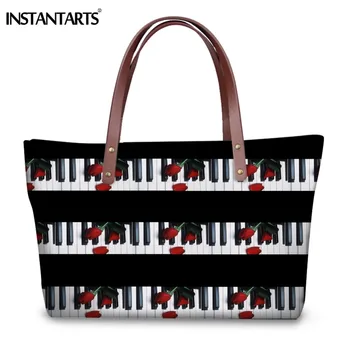 INSTANTARTS Piano Keys Music Style Printing Shopping Bags Laptop Interlayer Women Tote Large Handbags With Cell Phone Pocket
INSTANTARTS Piano Keys Music Style Printing Shopping Bags Laptop Interlayer Women Tote Large Handbags With Cell Phone Pocket