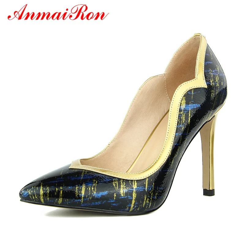 ANMAIRON Patent Leather Pointed Toe Casual Shoes Woman Basic Super High (8cm-up) Thin Heels Pumps Size 34-42 LY937
ANMAIRON Patent Leather Pointed Toe Casual Shoes Woman Basic Super High (8cm-up) Thin Heels Pumps Size 34-42 LY937