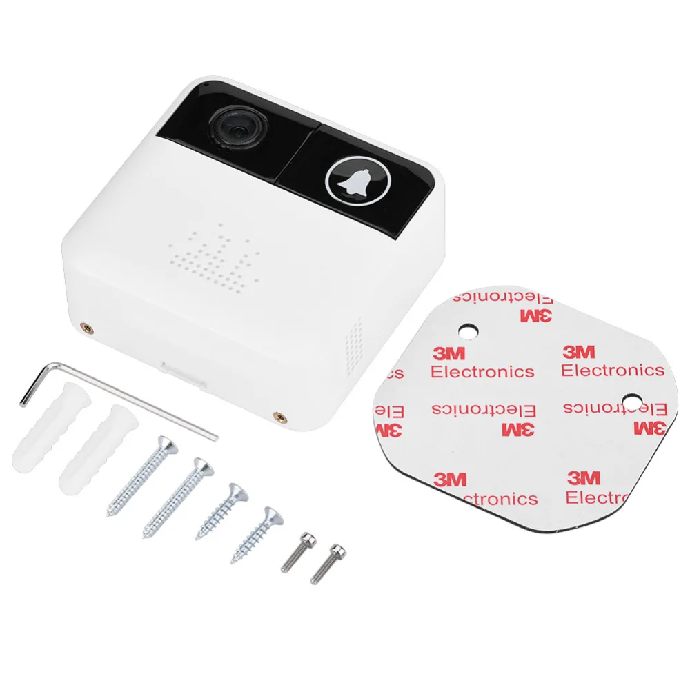 Wireless WiFi 720P Door Bell Two Way Audio Visible Doorbell Support Remote Monitoring
Wireless WiFi 720P Door Bell Two Way Audio Visible Doorbell Support Remote Monitoring