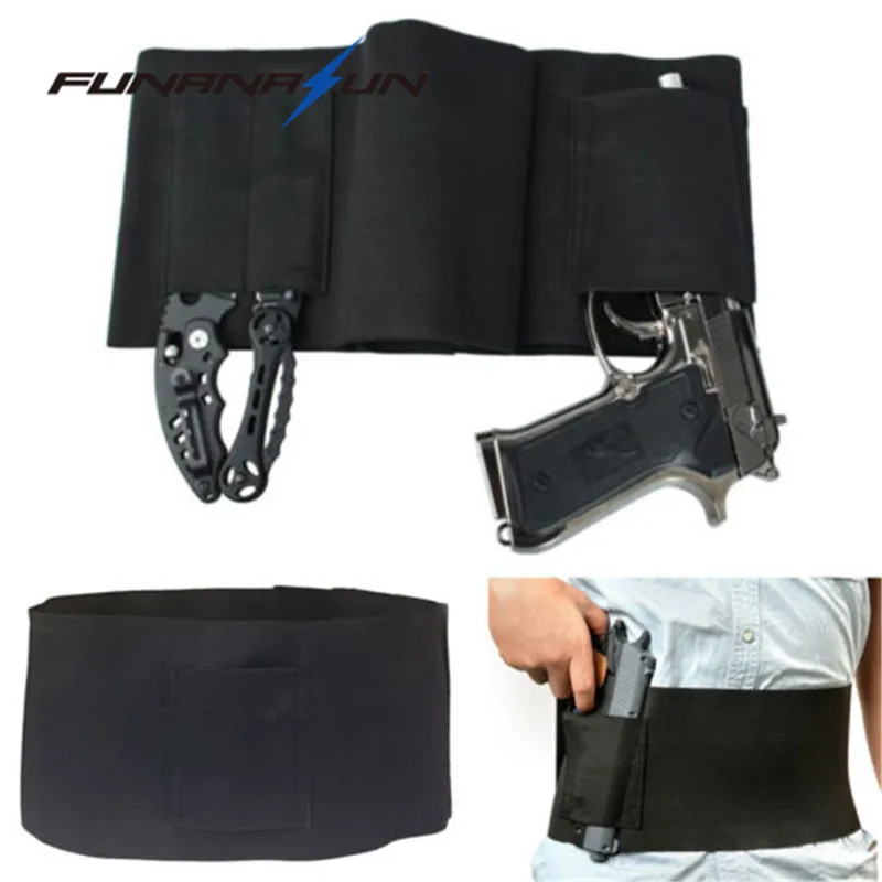 Concealed Carry Belly Band Gun Holster Under Cover Elastic Abdominal Band Universal Pistol Holster with 2 Magazine Pouches
Concealed Carry Belly Band Gun Holster Under Cover Elastic Abdominal Band Universal Pistol Holster with 2 Magazine Pouches