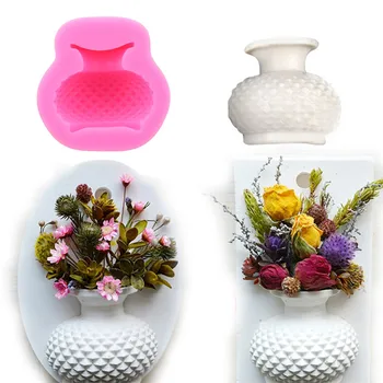 Flower Vase Shape 3D Silicone Mold Vase Fondant Mold Cake Decorating chocolate gumpaste Soap Ice Jelly Mould Cake accessories
Flower Vase Shape 3D Silicone Mold Vase Fondant Mold Cake Decorating chocolate gumpaste Soap Ice Jelly Mould Cake accessories