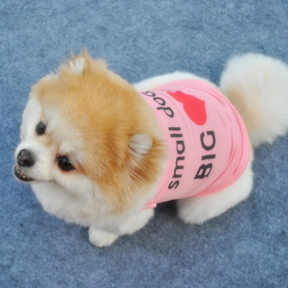 Dog Clothes Cat Vest Pet Clothes Summer Polyester Vest Cool Breathable Puppies Summer Small Dog Big Heart Print Puppy Vest
Dog Clothes Cat Vest Pet Clothes Summer Polyester Vest Cool Breathable Puppies Summer Small Dog Big Heart Print Puppy Vest
