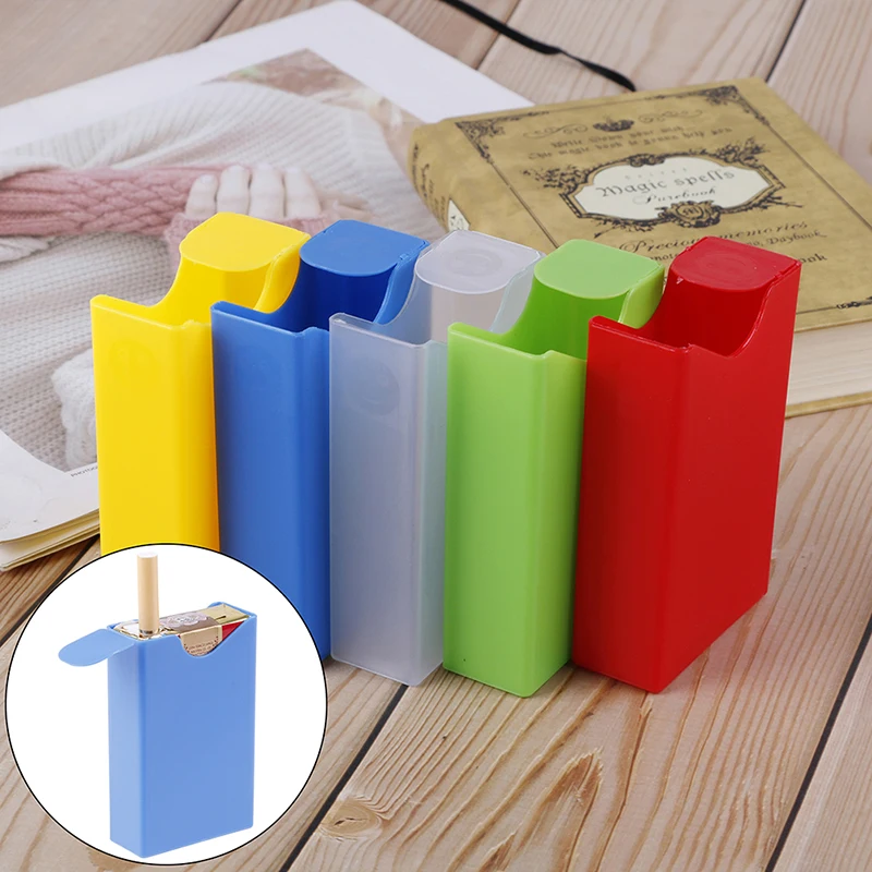 Plastic Smoking Cigarette Case Box Holder Pocket Box Cigarette Holder Storage Container Box Smoking Accessories Eco-friendly
Plastic Smoking Cigarette Case Box Holder Pocket Box Cigarette Holder Storage Container Box Smoking Accessories Eco-friendly