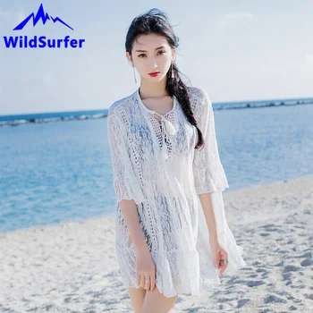 WildSurfer Sexy Women Bathing Suit Cover Ups Beach Dress Hollow Out Lace Summer Bikini Sunscreen Seaside Surfing Long Cover-Ups
WildSurfer Sexy Women Bathing Suit Cover Ups Beach Dress Hollow Out Lace Summer Bikini Sunscreen Seaside Surfing Long Cover-Ups