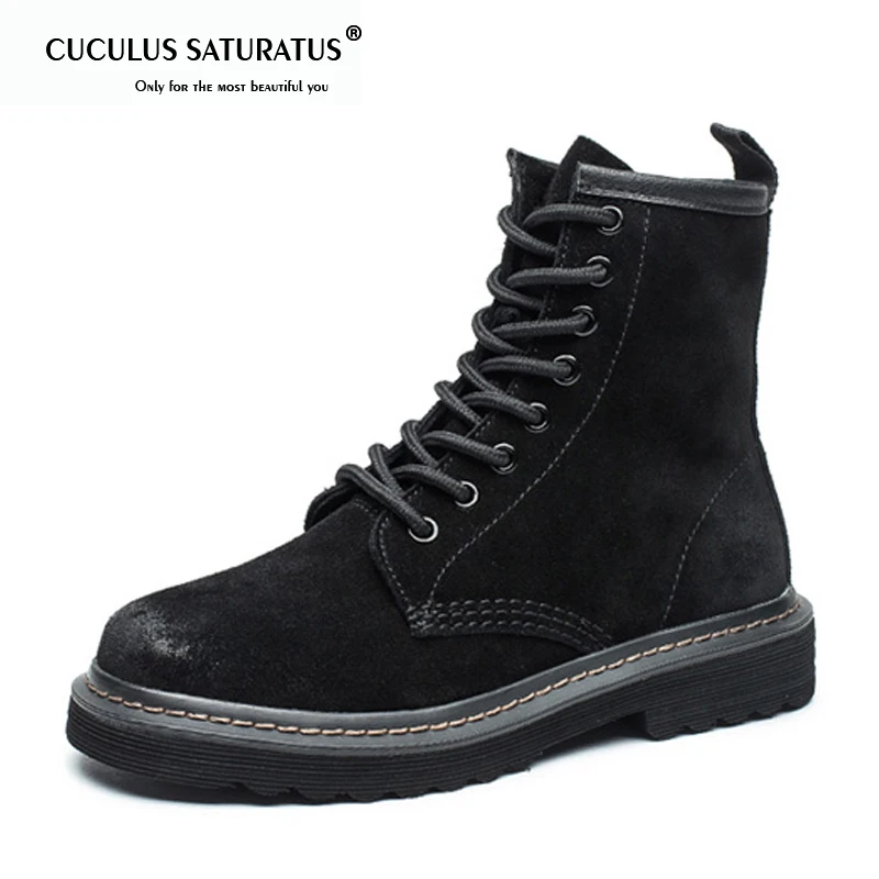 Cuculus Women Boots 2019 Autumn Winter Boots Motorcycle Ankle Boot Short Plush Lace Up Land Shoes for Woman zapatos mujer 1675 
Cuculus Women Boots 2019 Autumn Winter Boots Motorcycle Ankle Boot Short Plush Lace Up Land Shoes for Woman zapatos mujer 1675
