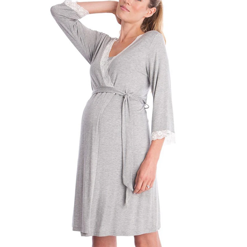 Pregnant Women Nightdress Maternity Sleepwear Feeding Chemise Sleeping Robe Dress Nightgown Sleepwear Big Size
Pregnant Women Nightdress Maternity Sleepwear Feeding Chemise Sleeping Robe Dress Nightgown Sleepwear Big Size