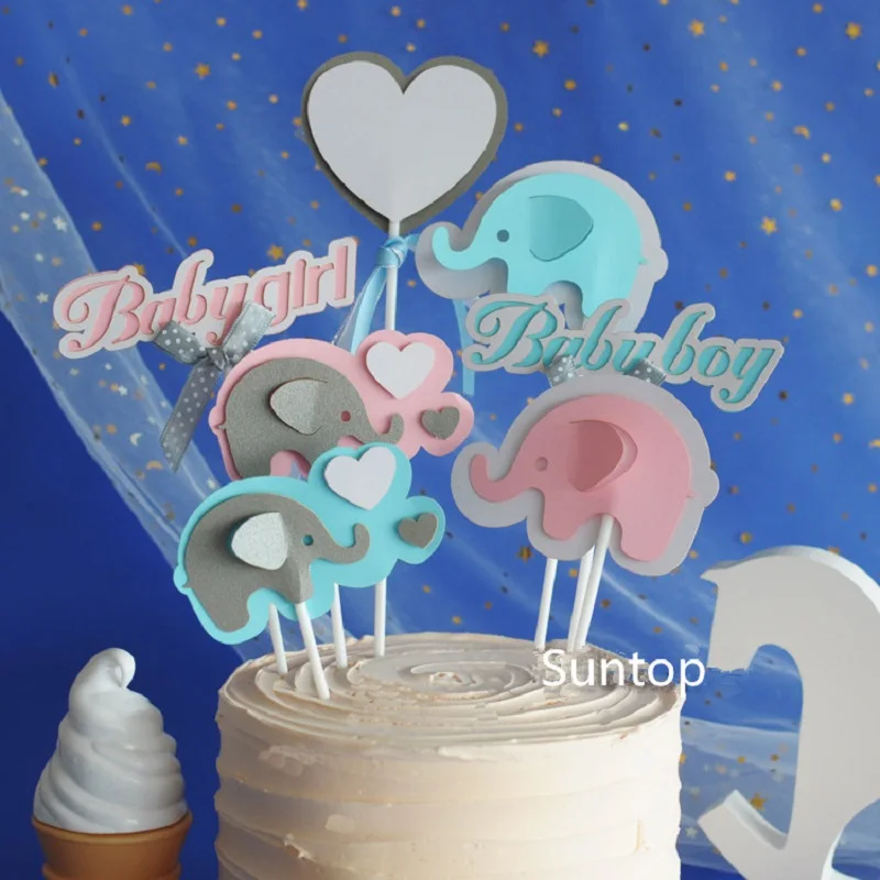 Baby Elephant Kids Onesies Boy and Girl Party Gender Reveal Cupcake Decoration Wedding Birthday Cake Topper Free Shipping
Baby Elephant Kids Onesies Boy and Girl Party Gender Reveal Cupcake Decoration Wedding Birthday Cake Topper Free Shipping