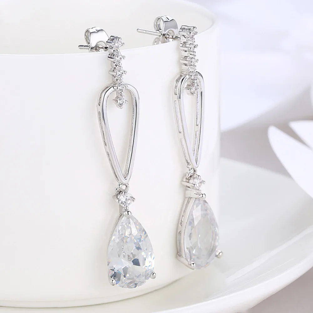 LJ&OMR New Arrival Big Geometric Stone Serie Metal Silver Color Women Drop Earrings, High Quality, Brincos pendentes
LJ&OMR New Arrival Big Geometric Stone Serie Metal Silver Color Women Drop Earrings, High Quality, Brincos pendentes