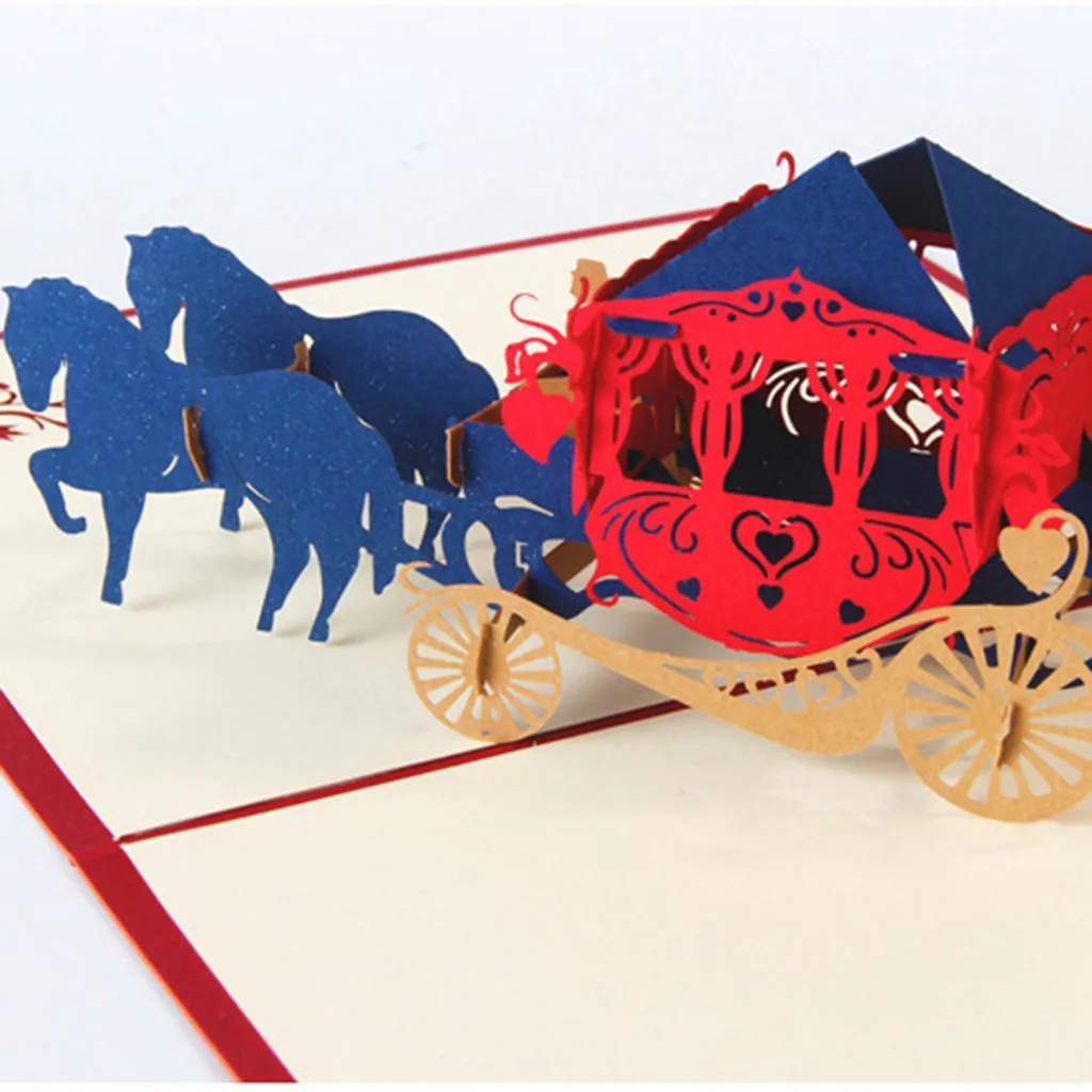 3D Hollow Lace Horse Carriage Shape Lace Wedding Invitation Card Party Blank Envelope Greeting Card Birthday Anniversary Card
3D Hollow Lace Horse Carriage Shape Lace Wedding Invitation Card Party Blank Envelope Greeting Card Birthday Anniversary Card