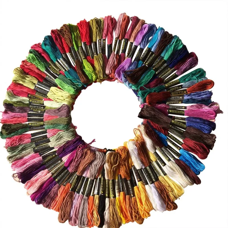 100Pcs DMC Cotton Thread Embroidery Thread Floss Sewing Skeins Craft Knitting Spiraea
100Pcs DMC Cotton Thread Embroidery Thread Floss Sewing Skeins Craft Knitting Spiraea
