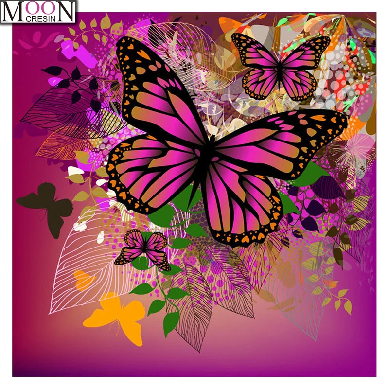 MOONCRESIN DIY Diamond Painting Cross Stitch Pink Butterfly Diamond Embroider Full Square Drill Mosaic Decoration Needlework Kit
MOONCRESIN DIY Diamond Painting Cross Stitch Pink Butterfly Diamond Embroider Full Square Drill Mosaic Decoration Needlework Kit
