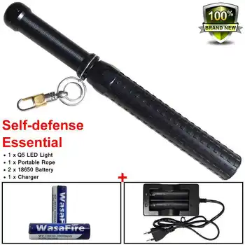 WasaFire Powerful Self Defence Lantern Baseball Bat Zoomable Led Flashlight Telescopic Stick Torch With 18650 Battery+Charger
WasaFire Powerful Self Defence Lantern Baseball Bat Zoomable Led Flashlight Telescopic Stick Torch With 18650 Battery+Charger