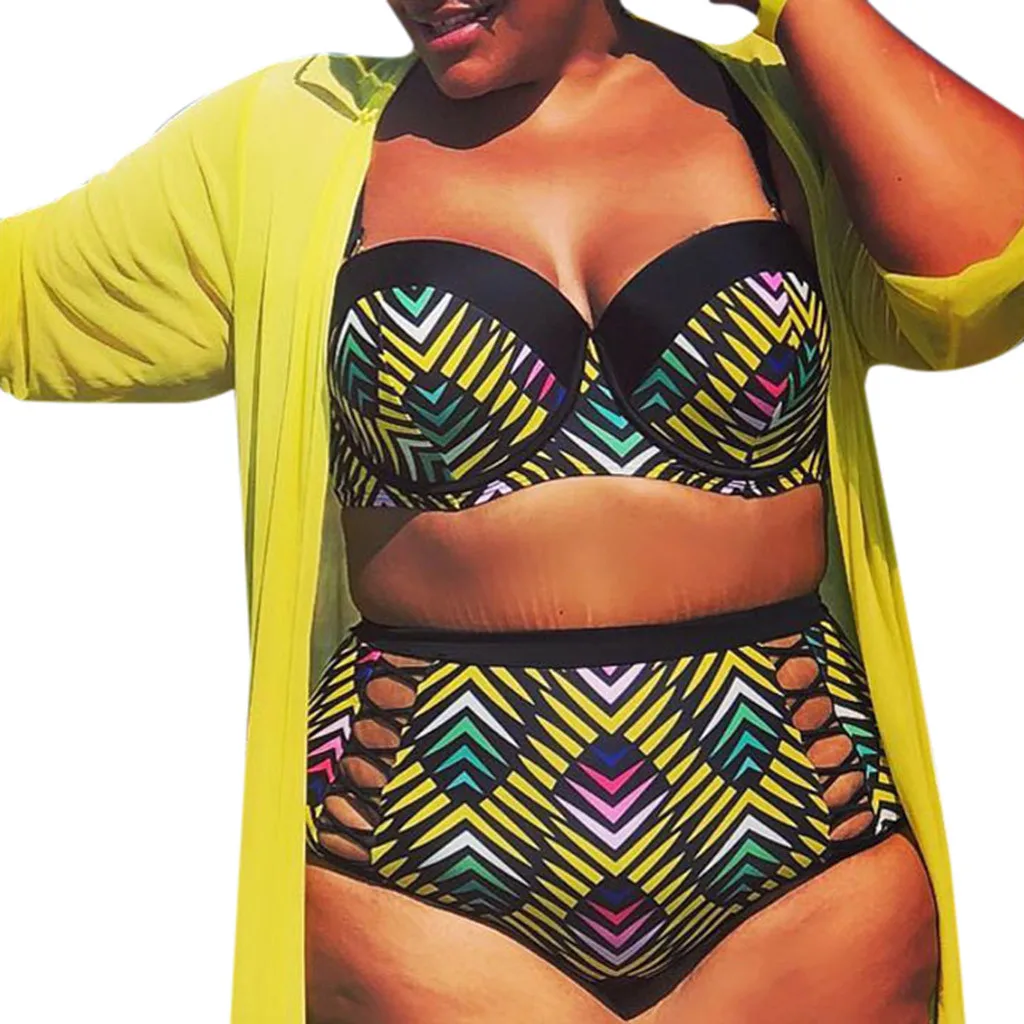 plus size swimwear Women's Large Size Split Swimsuit Conservative Stripe Print High Waist Bikini maillot de bain femme 45
plus size swimwear Women's Large Size Split Swimsuit Conservative Stripe Print High Waist Bikini maillot de bain femme 45