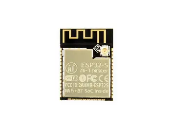 Original Ai-Thinker ESP32-S, WiFi+Bluetooth Module Based on ESP32, Built-in 32Mbit Flash, SMD38 Package
Original Ai-Thinker ESP32-S, WiFi+Bluetooth Module Based on ESP32, Built-in 32Mbit Flash, SMD38 Package