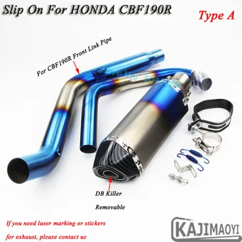 Modified Slip On Full System For HONDA CB190R CBF190R Motorcycle Exhaust Escape Muffler Front Connector Link Pipe With Sticker
Modified Slip On Full System For HONDA CB190R CBF190R Motorcycle Exhaust Escape Muffler Front Connector Link Pipe With Sticker