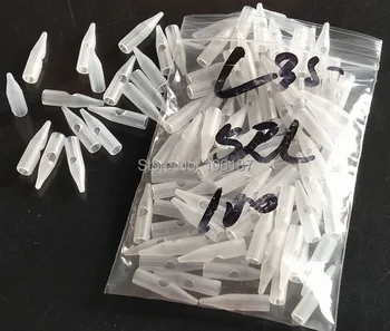 Retail 100Pcs 5RT Tattoo Tip Pre-sterilized Disposable Permanent Makeup Tattoo Tips Nozzles for Makeup EyebrowTattooing
Retail 100Pcs 5RT Tattoo Tip Pre-sterilized Disposable Permanent Makeup Tattoo Tips Nozzles for Makeup EyebrowTattooing