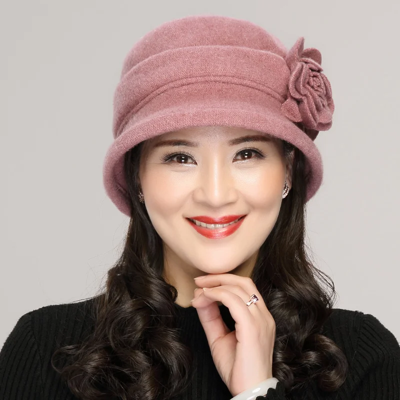 New Winter Wool Hat Lady Fashion Woolen Basin Hat Mother Warm Fisherman's Hat Elder Winter Knitted Hat Warm Wear B-7766
New Winter Wool Hat Lady Fashion Woolen Basin Hat Mother Warm Fisherman's Hat Elder Winter Knitted Hat Warm Wear B-7766