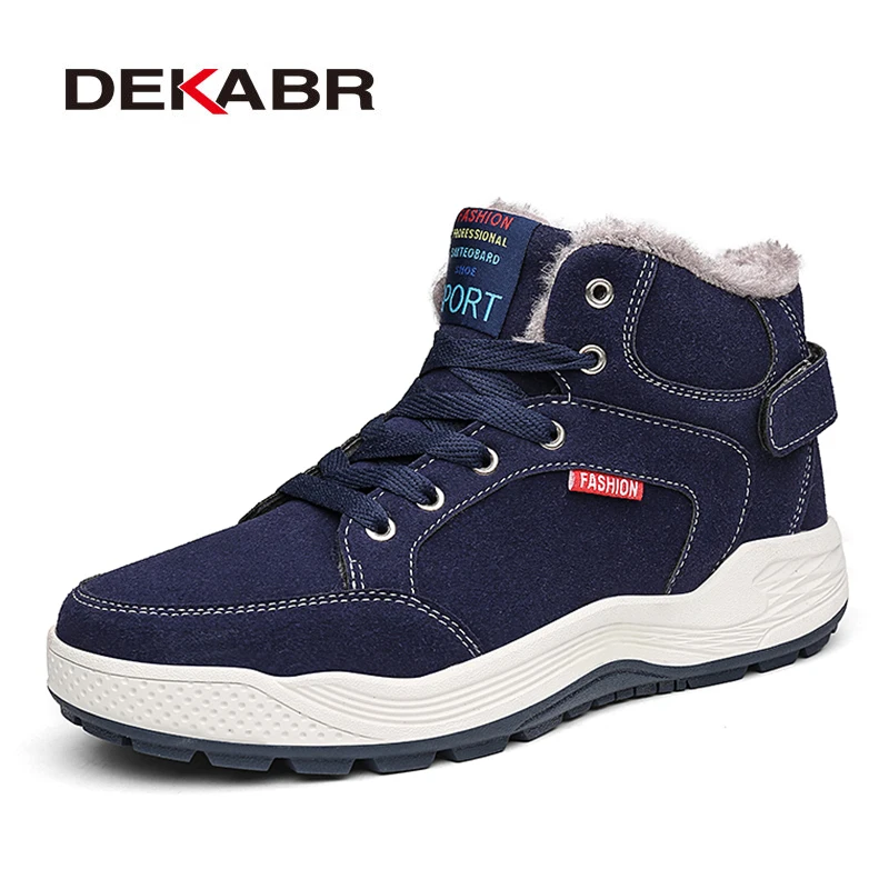 DEKABR Size 39~48 Mens Boots Autumn Winter Brand Plush Keep Warm Male Snow Boots Martin Motorcycle Boots Fashion Casual Shoes 
DEKABR Size 39~48 Mens Boots Autumn Winter Brand Plush Keep Warm Male Snow Boots Martin Motorcycle Boots Fashion Casual Shoes