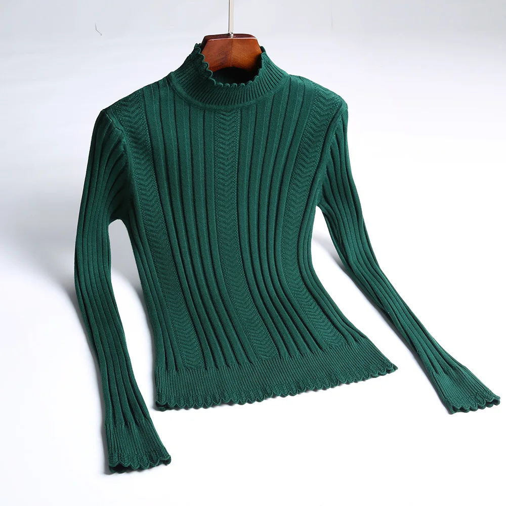 GIGOGOU Autumn Winter Rib Women Sweater Thick Warm Jumper Top Knitted Soft Female Pullover and Sweater
GIGOGOU Autumn Winter Rib Women Sweater Thick Warm Jumper Top Knitted Soft Female Pullover and Sweater